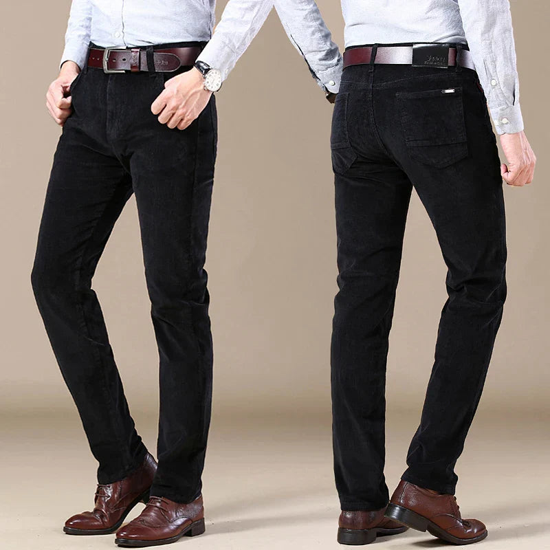 Chester | Elastische Corduroy heren broek