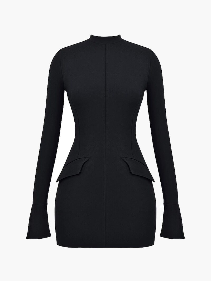 ADORA™ | NAUWSLUITENDE JURK MET STRETCH