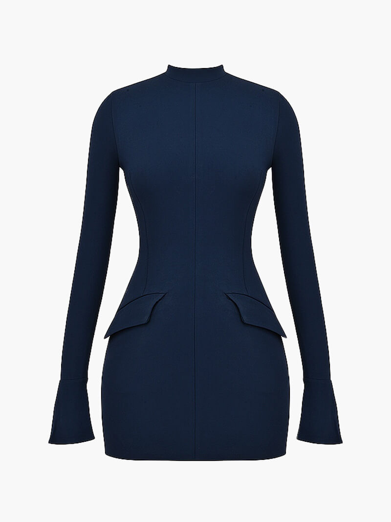 ADORA™ | NAUWSLUITENDE JURK MET STRETCH
