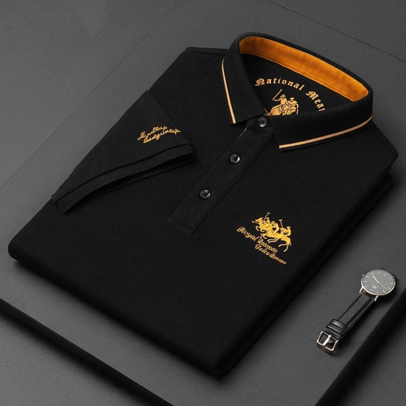 Valerio™ – Elegante Polo van Hoogwaardige Stoffen