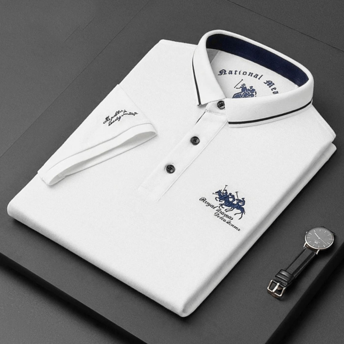Valerio™ – Elegante Polo van Hoogwaardige Stoffen