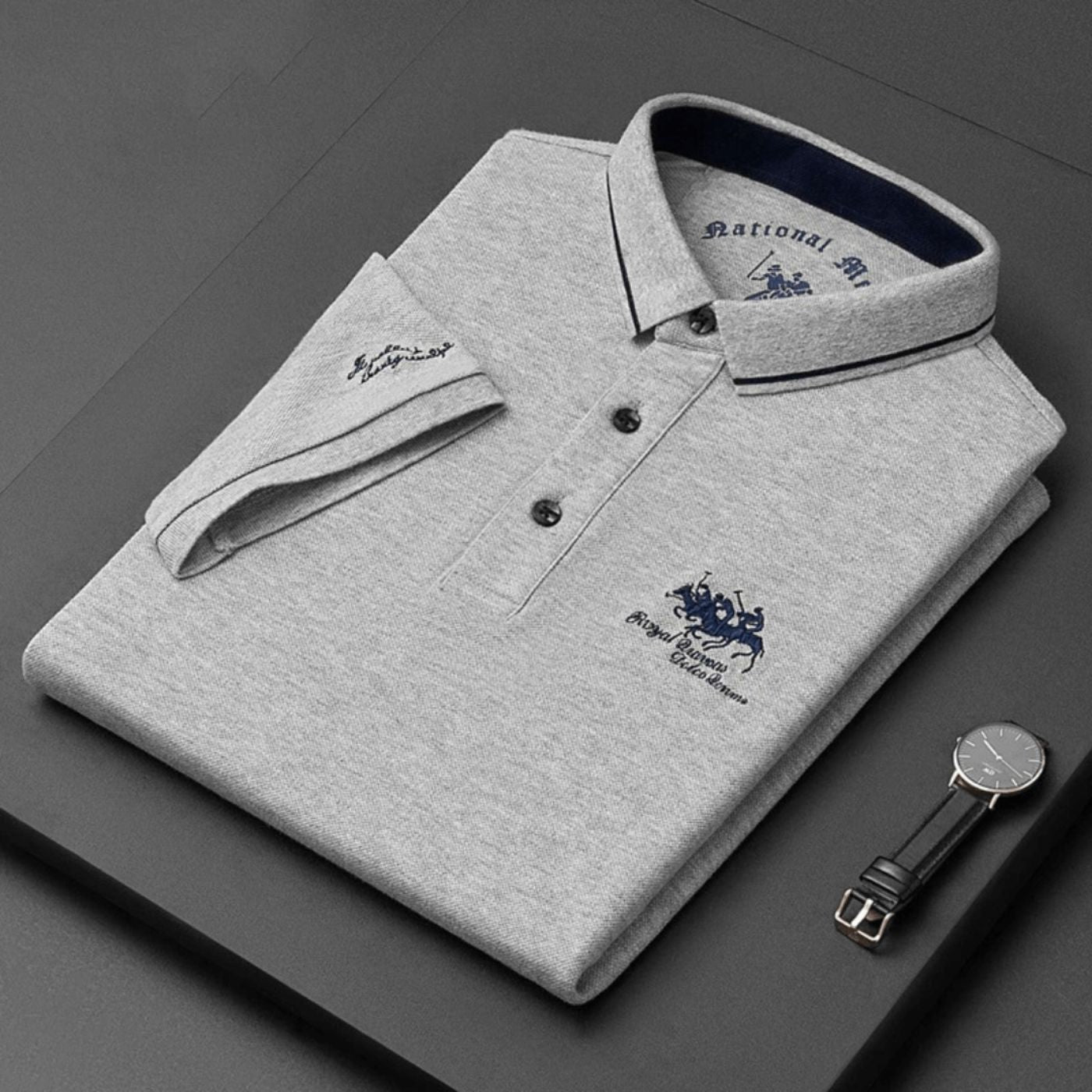 Valerio™ – Elegante Polo van Hoogwaardige Stoffen
