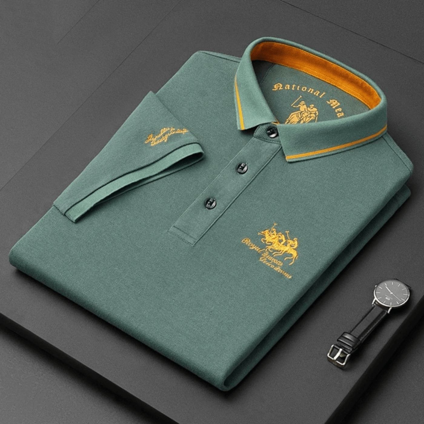 Valerio™ – Elegante Polo van Hoogwaardige Stoffen
