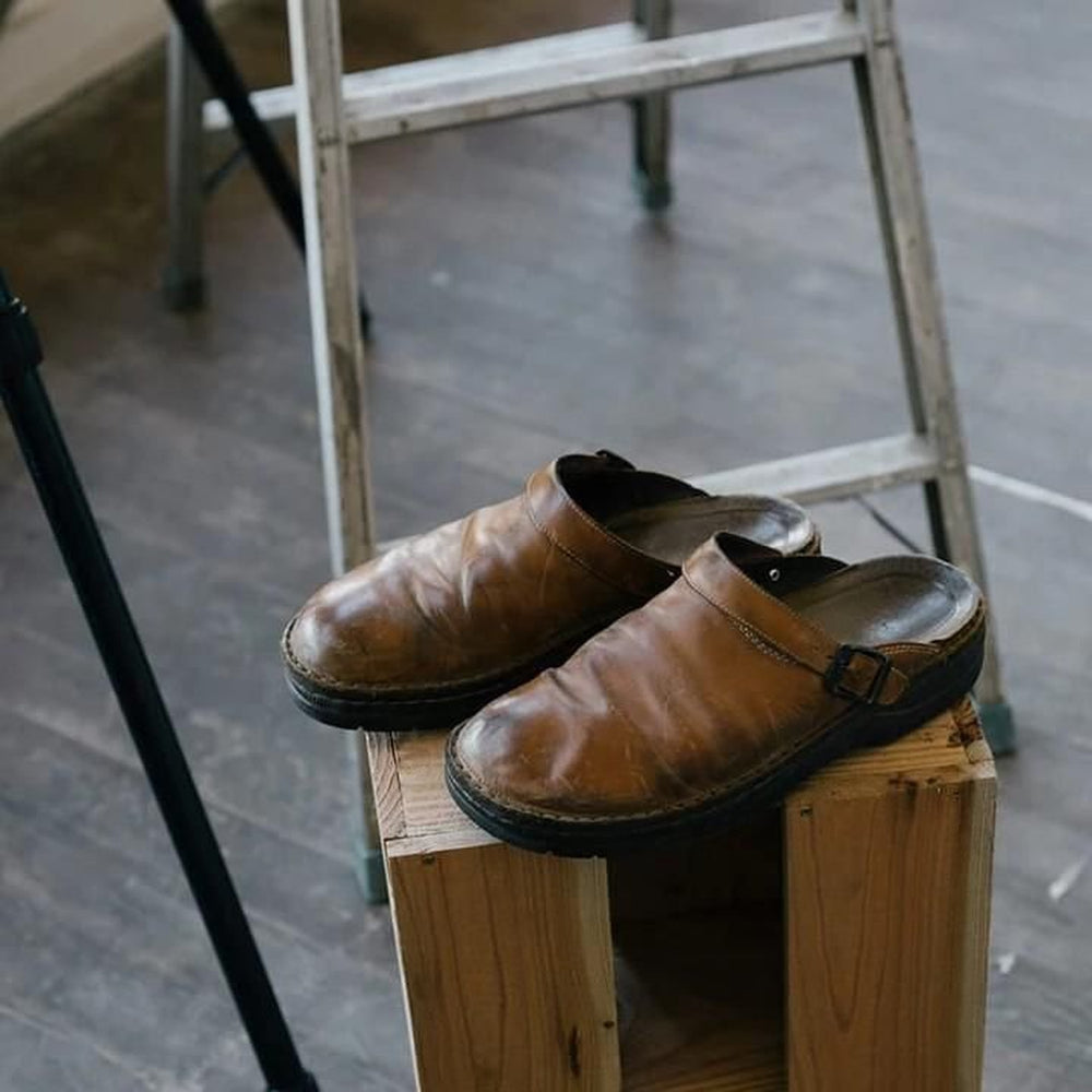Elco | Heren Leren Pantoffels