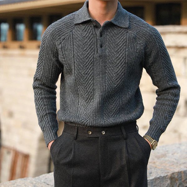 Dexter | Trendy Gebreide Polo voor Heren