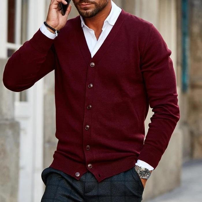 Bertan | Casual Cardigan Voor Heren
