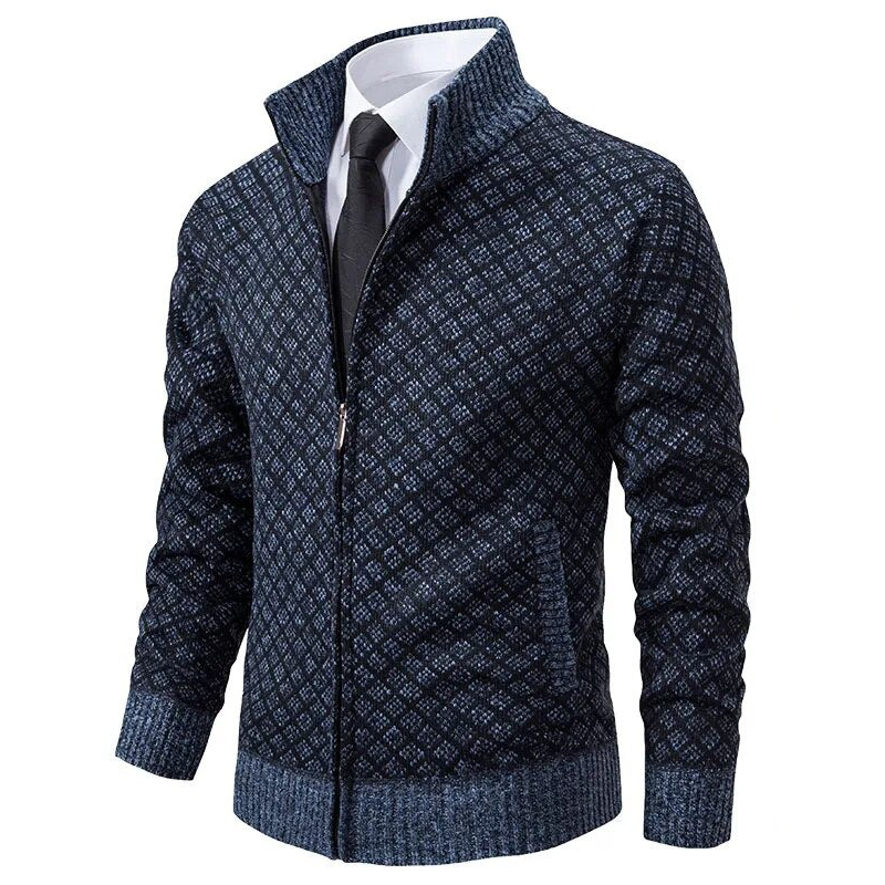 Govert | Jacquard Cardigan voor Heren