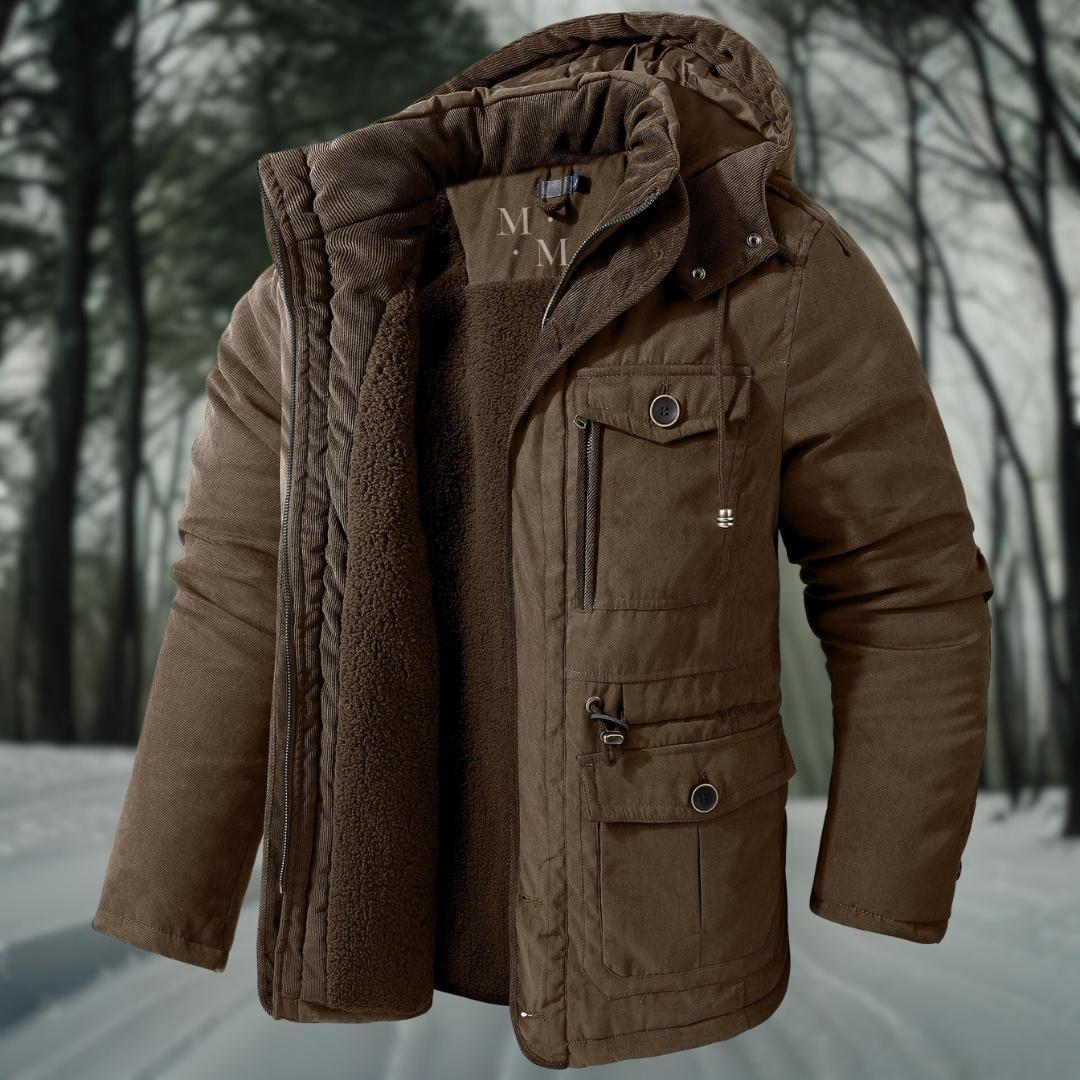 Aldert | Warme Parka-jas voor Heren met Capuchon