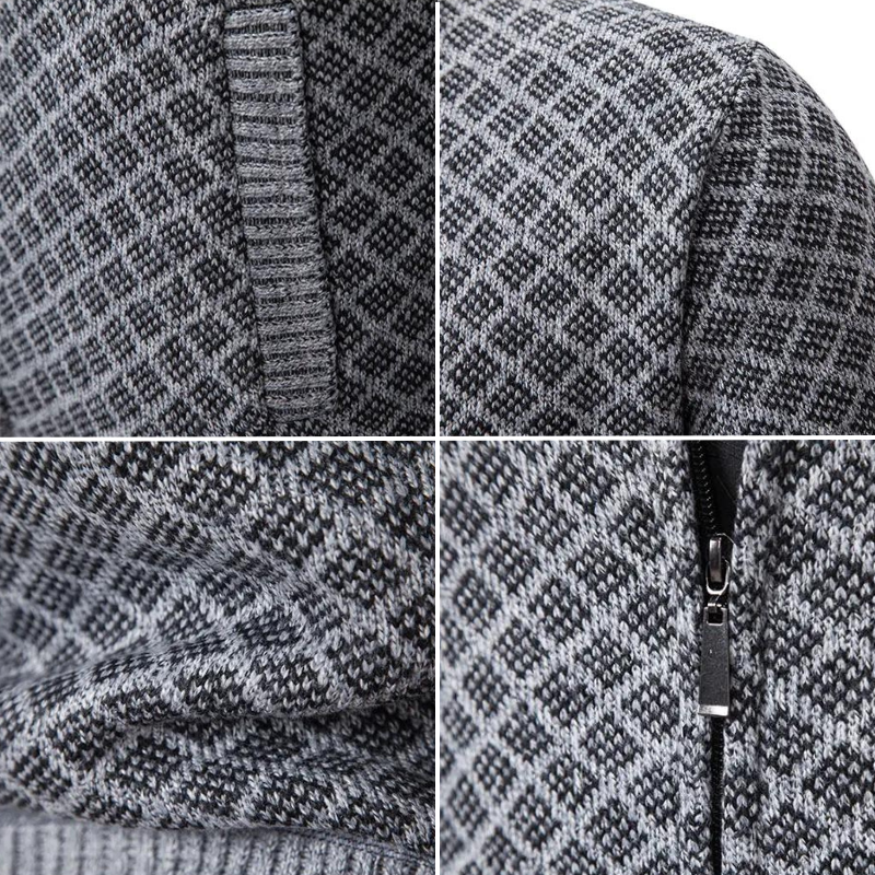 Govert | Jacquard Cardigan voor Heren
