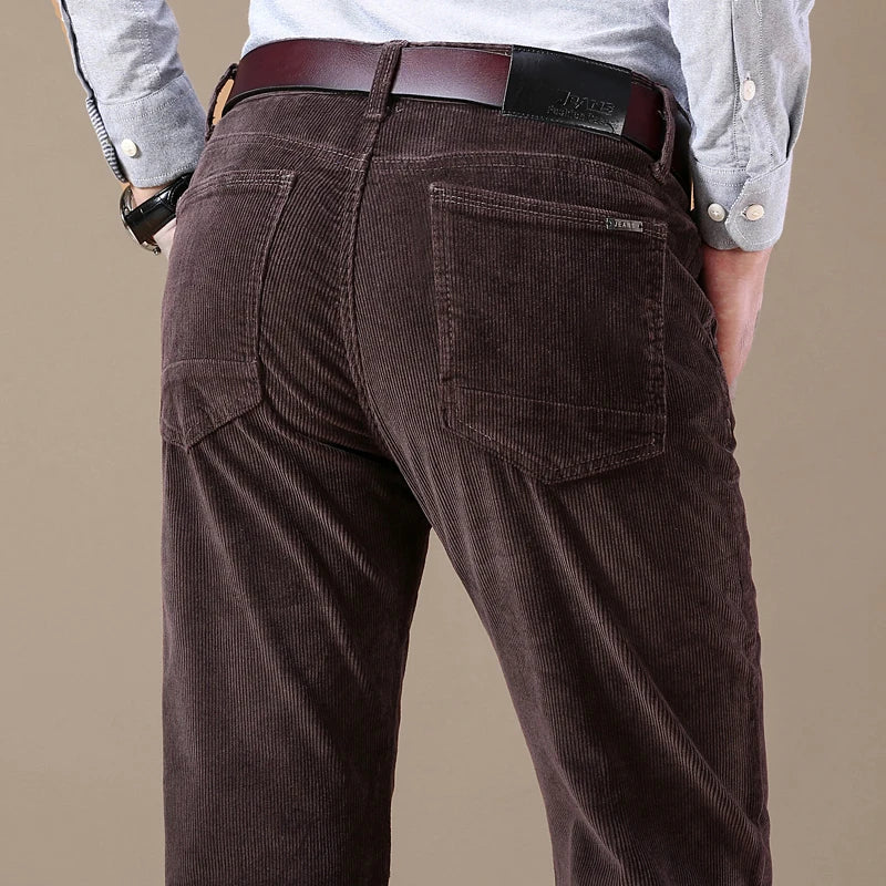 Chester | Elastische Corduroy heren broek