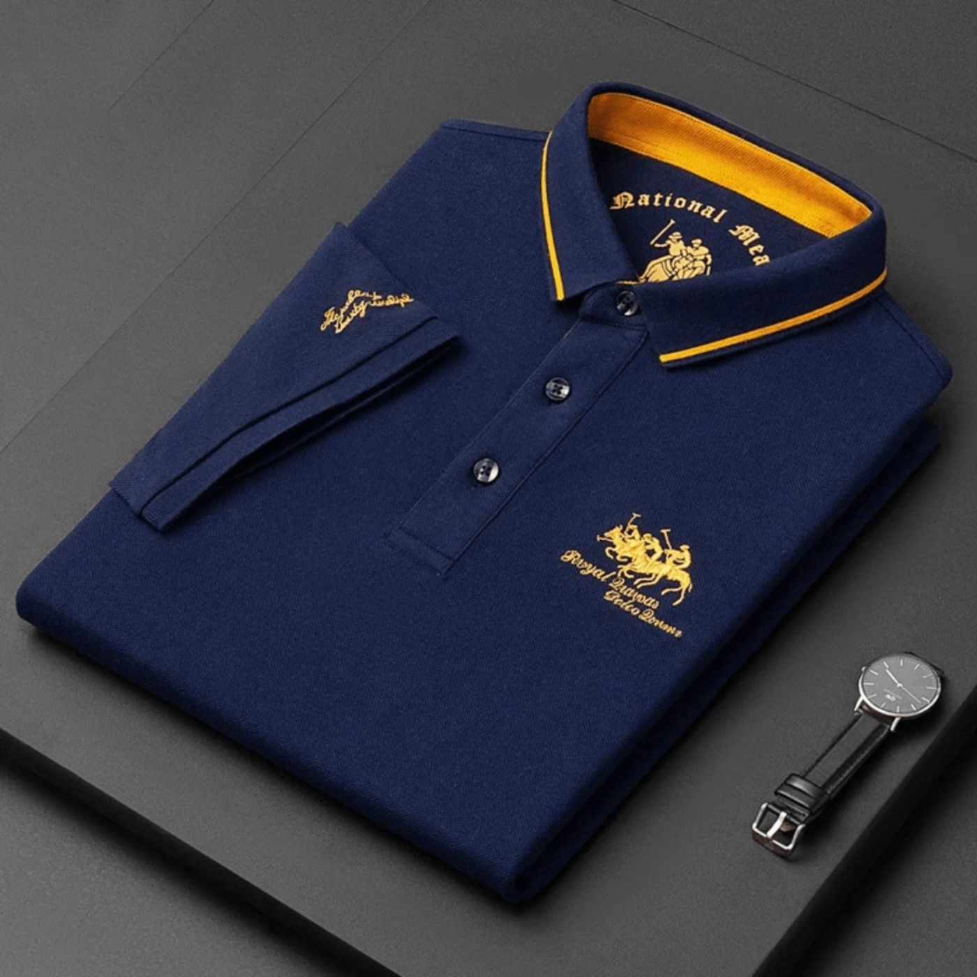 Valerio™ – Elegante Polo van Hoogwaardige Stoffen