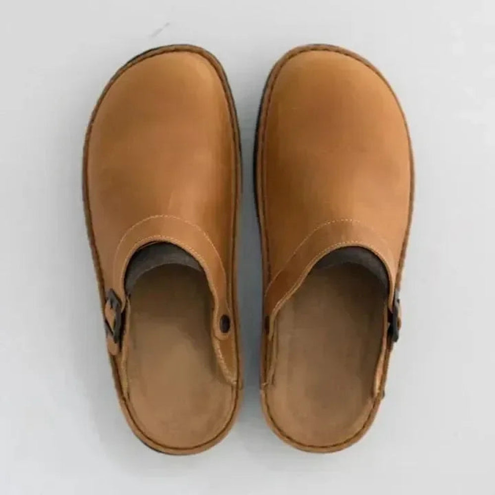 Elco | Heren Leren Pantoffels