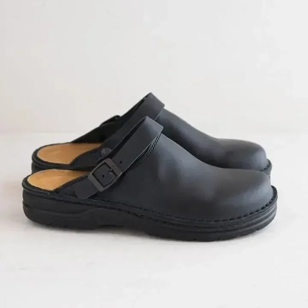 Elco | Heren Leren Pantoffels