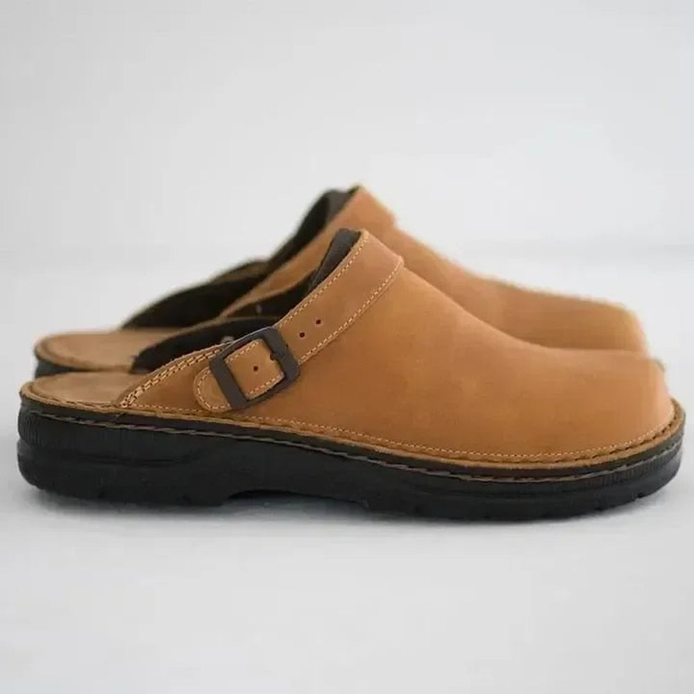 Elco | Heren Leren Pantoffels