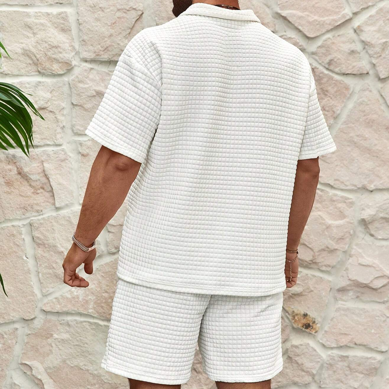 Lieuwe | Luxe zomerset voor heren: polo + shorts
