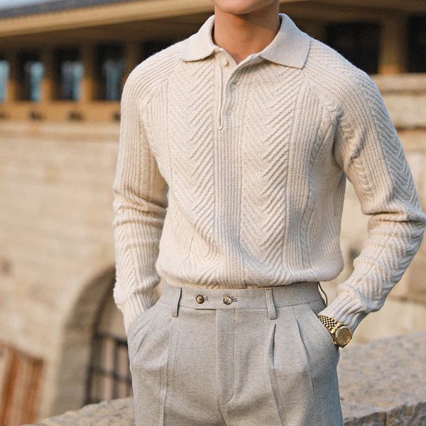 Dexter | Trendy Gebreide Polo voor Heren