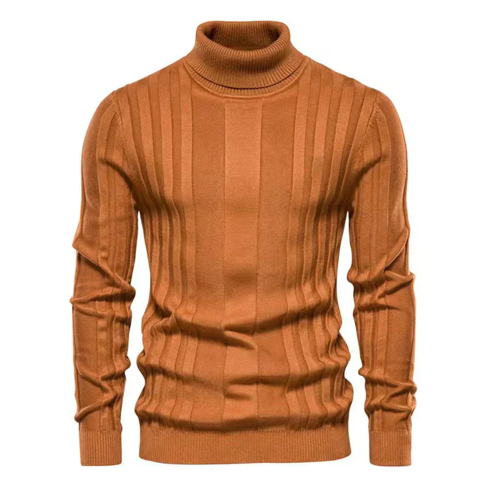 Pieter | Slim-Fit Coltrui met Ribpatroon voor Heren