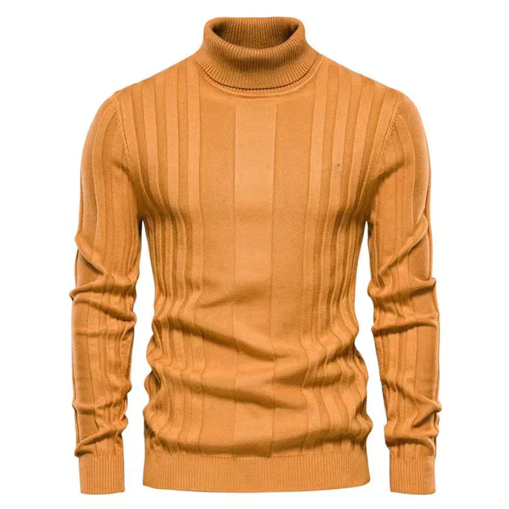 Pieter | Slim-Fit Coltrui met Ribpatroon voor Heren