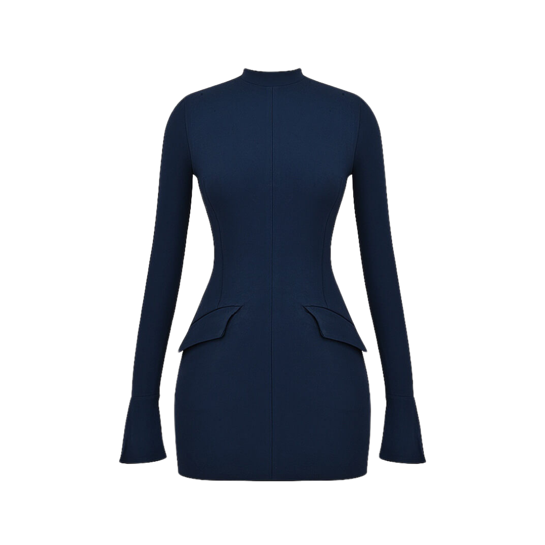 ADORA™ | NAUWSLUITENDE JURK MET STRETCH